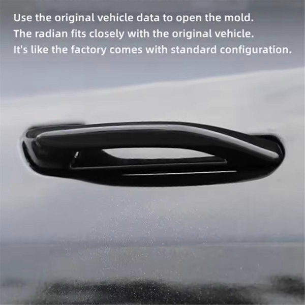 Dørhåndtak for Tesla Model 3 Y Antifreeze Håndtak Klistremerker Deksel