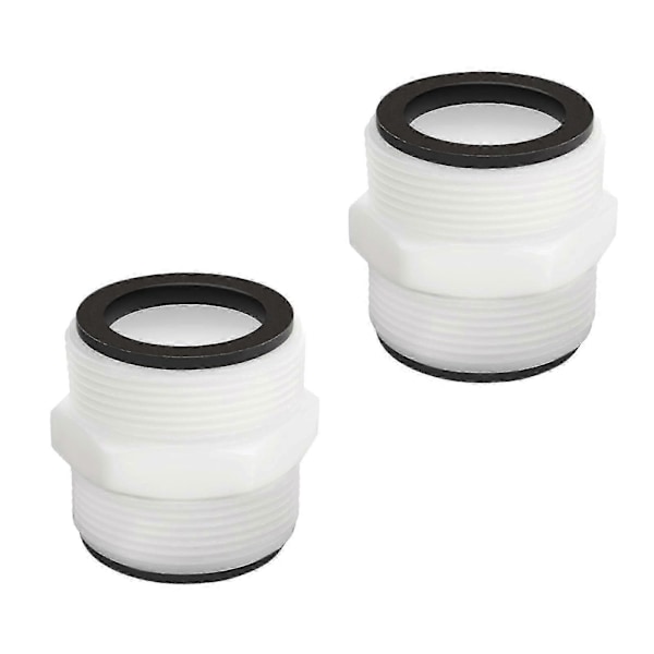 Bassengslangeadapter for Intex & Coleman bassengdelt slangekobling, 1,5-tommers 2-pakninger