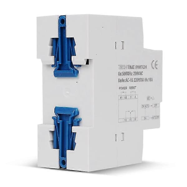 Tm624 Digital Timer Switch 40-gruppe Tidsstyret Klokke Din Skinne Montering 220v Timer Relæ