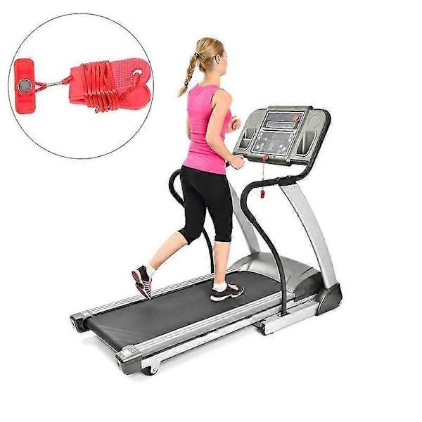 Röd Löpbandssäkerhetsnyckel Löpbandslås Fitness Sport Löpband Nödsituationstopp för Löpband Tillbehör Verktyg