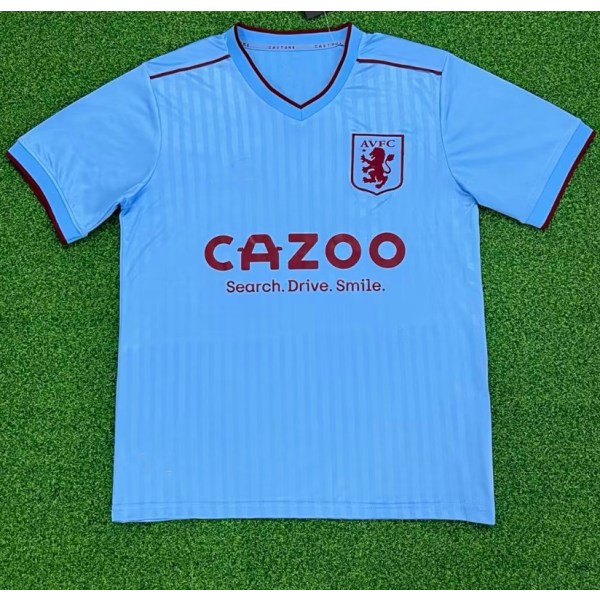 Ny vintage ljusblå Aston Villa T-shirt för fotbollsträning Keane NO.16 L
