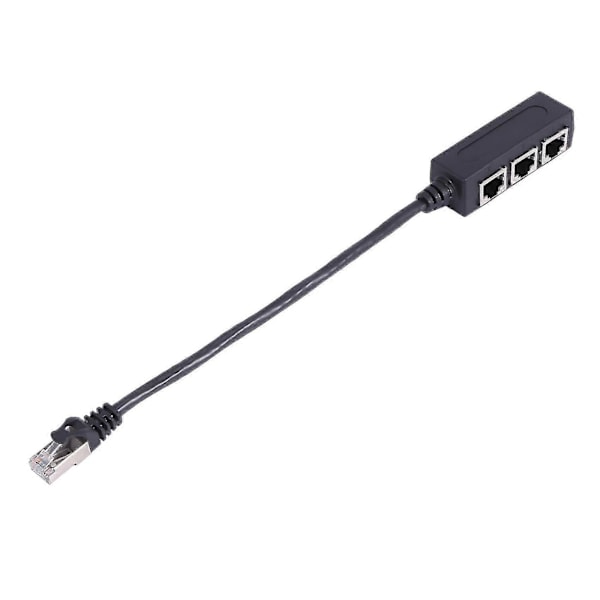 Rj45 Jakaja-adapteri, Rj45 1 Uros - 3 Naarasporttia Liitäntä Ethernet-kaapeli 8p8c E