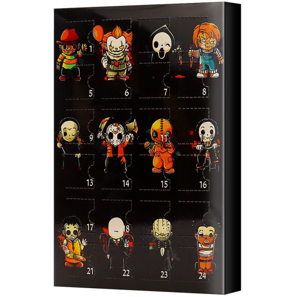 Adventskalender Populär Halloween Countdown Blind Box 24-delad Christmas Skräck Natt Skräck Atmosphere Toy Blind Box style 5