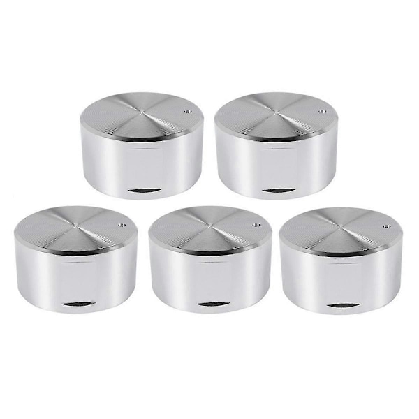 5 stk Metall Gasskomfyr Knapper 6mm Komfyr Kontroll Ovn Knapp Brenner Knapp Gass Hob Bryter Utskifting