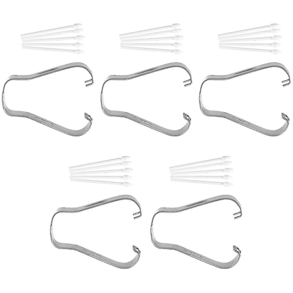 Stylus Nib S6 Nib S7 Etterfylling N10 Utskiftbar S22 Nib N20 Etterfylling 1 Sett 25 Hvite Pennespisser + 5 Klips