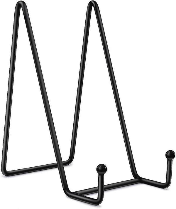 Panelstativ til display - Sort jern staffeli panelholder