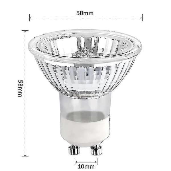 5 stk. Gu10 35w Halogen Spotpære Dimbar, Halogen Reflektorlamper - Bra