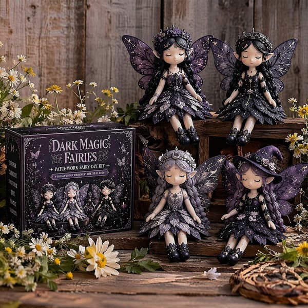 Fairy DIY tyg Fay Patchworks sömnadssats heminredning för handgjorda presenter E