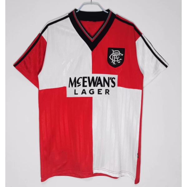 95-96 säsong borta Rangers retro jersey träningsdräkt T-shirt Owen NO.7 L