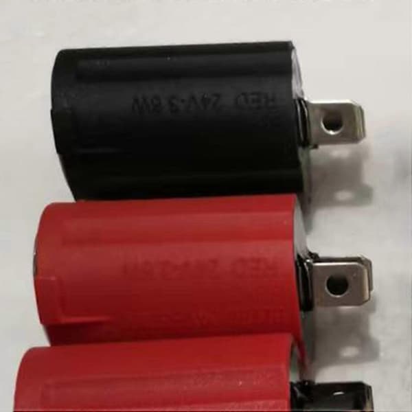Kumerkemagnetventil 12/24V for DL Pulsator/Kontrollventil EP100B/EP2090 Melkesystemventil 24V Red