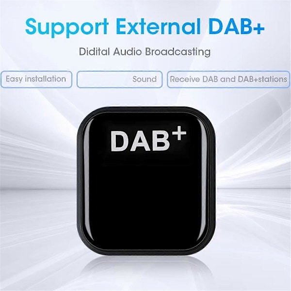 DAB+ Antenne til Android Bilradio med USB Adapter GPS Stereo DAB Modtager Afspiller til Europa Univer