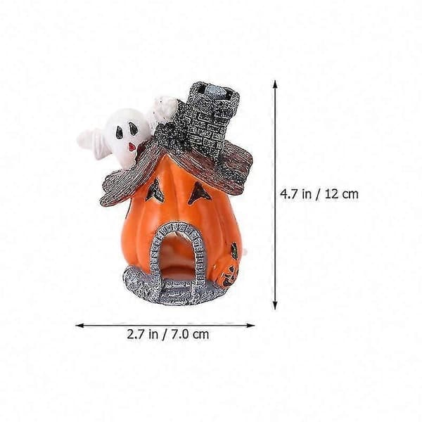 3 stk gresskar-design dekorasjoner til Halloween-fest