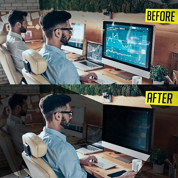 SQCLV 24 tommer Computer Privacy Screen Filter til 16:9 Widescreen Computerskærm - Anti-Glare - Anti-Ridse Beskyttelsesfilm til Databeskyttelse