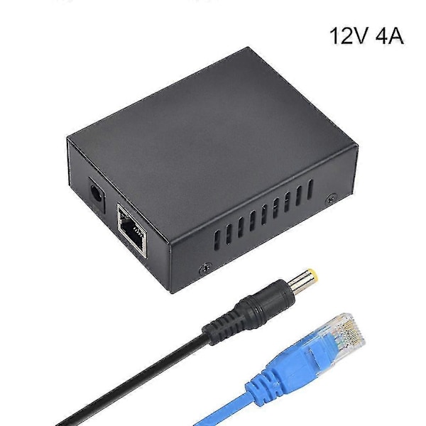 Poe Splitter 1000mbps Rj45 Dc48w Till 12v4a 5v4a 1500v Högspänningsisolering