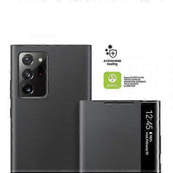 Lämplig för Samsung Galaxy Note 20 / Note20 Ultra 5G mobiltelefon LED skyddsfodral S-View skyddsfodral EF-ZN985 mobilskal White NOTE20