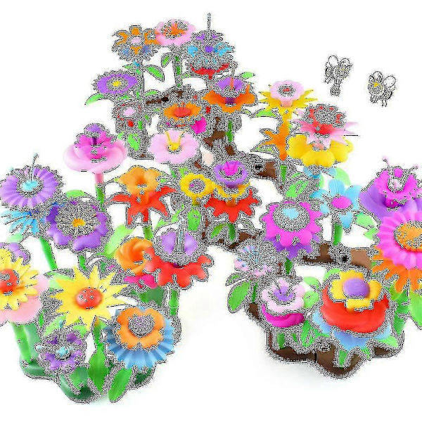 Blomsterträdgård Byggset Utbildande Aktivitetsleksaker och Flickors Födelsedagspresent