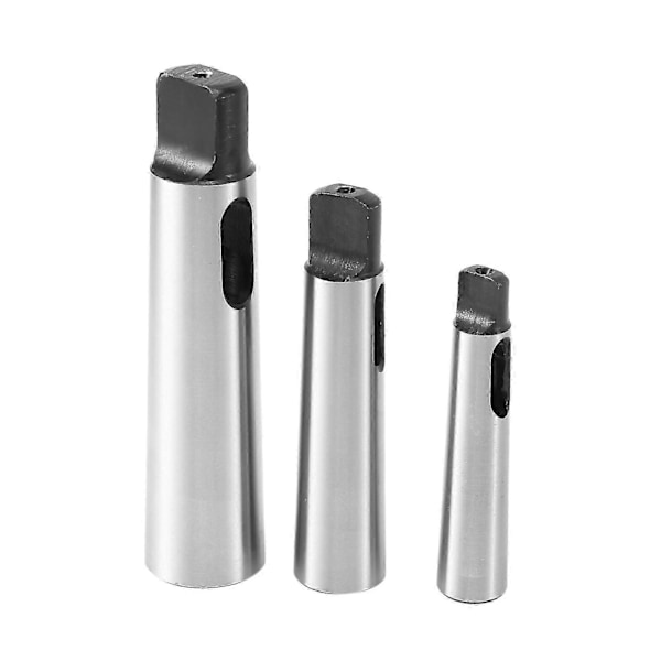 3 stk. Morse Kon Adapter MT1 Til MT2 MT2 Til MT3 MT3 Til MT4 Reduksjonsborchuckhylse egnet for Boring
