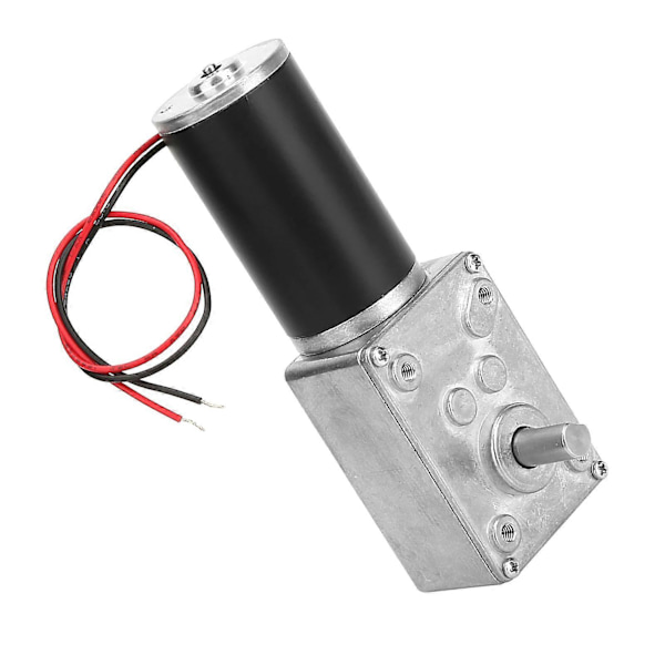 Elektrisk Växellåda Motor Reversibel Snäckväxelmotor 8mm Axel 12V 30RPM