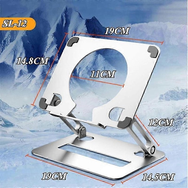 Nettbrettstativ i aluminiumslegering for // Ios Nettbrett Pad Laptop-b