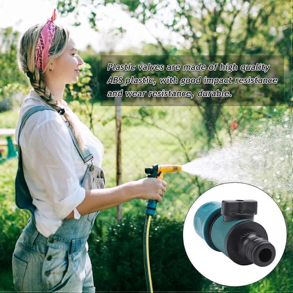 Afspærringsventil til rørslangeforbindelse med universel ventilkontakt