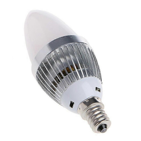 3W Smart E14 RGB LED Färgskiftande Lampa med 24 Knappars Fjärrkontroll Mjölkvit Lampskärm