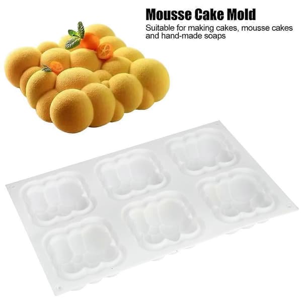 Silikone Mousse Kage DIY Bageform Bageri Bageværktøj Husholdningskøkken