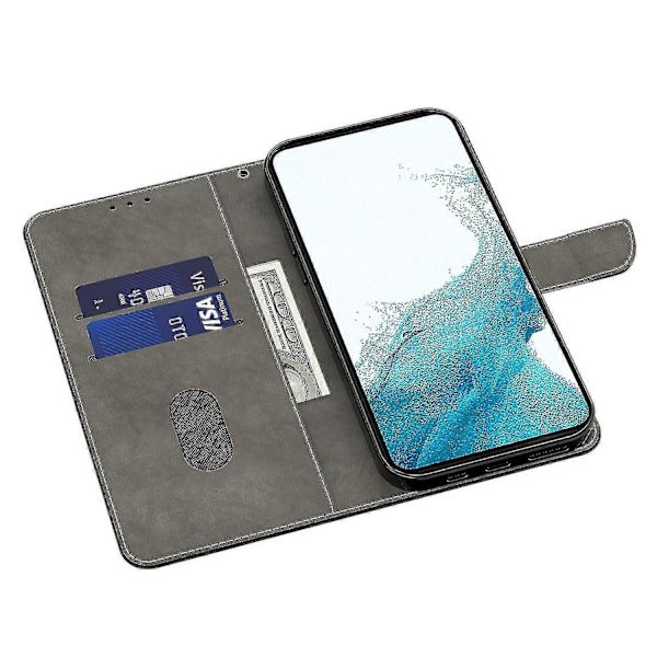Kompatibel med Samsung Galaxy A05s 4g Taske PU Læder Trykt Flip Telefon Beskyttelsescover