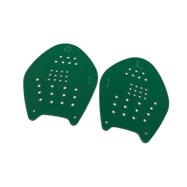 Simhandpaddlar för styrketräning Green M