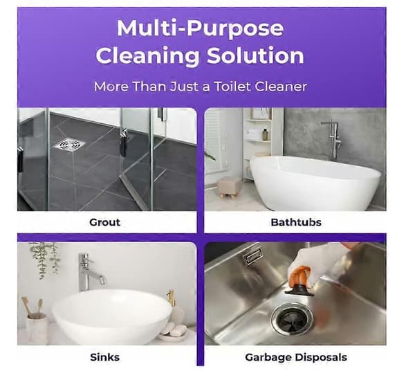 1 pullo Fizzclean-vaahtokäymälänpuhdistusainetta