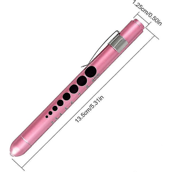 Diagnostisk Medicinsk Penlygte. Mini Genanvendelig LED Penlygte Lommelygte Pen.