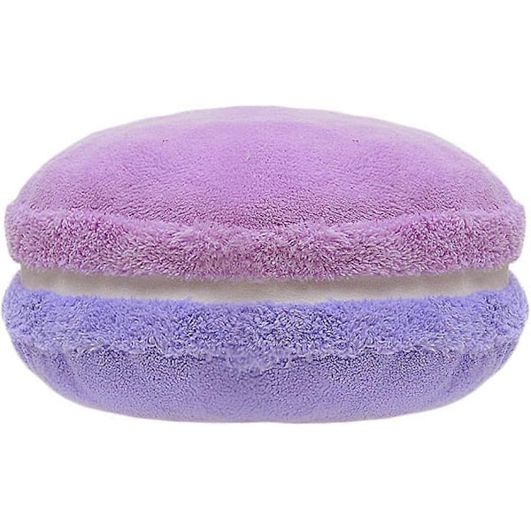 Macaron Pute Plysj Ryggstøttepute Mikrokule Kasteputetrekk Rund Setepute Hjemmeinnredning Puter 14.5\" Gradient Lilla