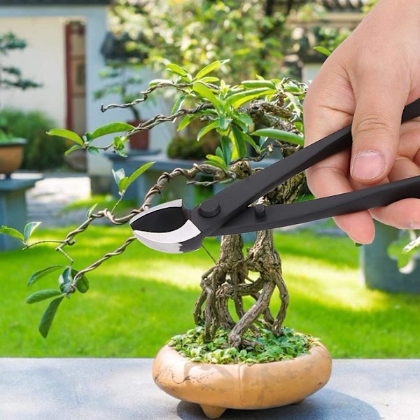 8,1 tums manuell konkav grenkniv i manganstål Trädgård Bonsai-kniv Verktyg Knopp Grenkniv Sh