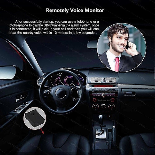 N9 Trådlös GSM Lyssna Audio Bugging Övervakning Röstdetektering Bil GPS Tracker Realtidslyssning Audio Avlyssning