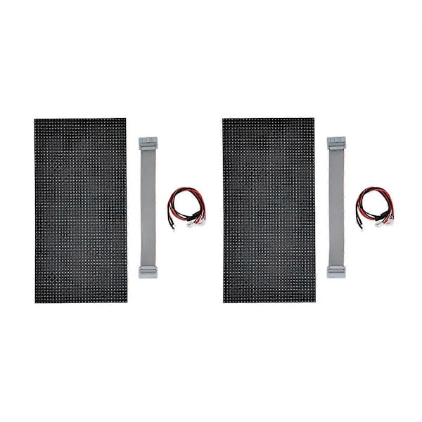 2 st P5 LED-skärmpanel för inomhusbruk 64X32 Pixlar LED-displaymodul 16 Scan 320X160mm Fullfärg LED Sc