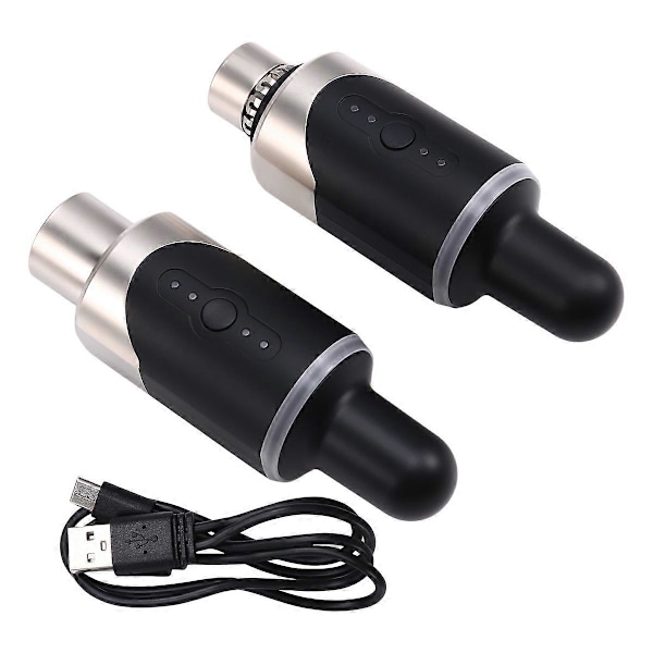 Ny U801 UHF Trådløs XLR Sender og Mottaker Mikrofon Konverter Trådløs Mikrofon for Live