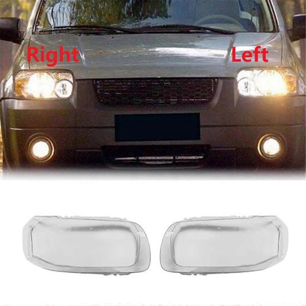Bil Frontlykt Skall Lampeskjerm Foreldre Linse Deksel Frontlykt Deksel for Ford Kuga 2005 2006 2007