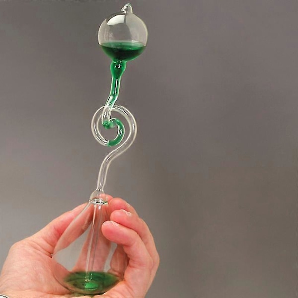 Børns Uddannelsesmæssige Legetøj Videnskab Energi Museum Legetøj Kærlighedsmåler Håndkoger Termometer Spiral Glas Rød
