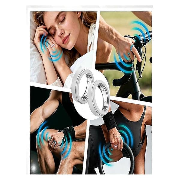 3-pack silikonringskydd för OURA Ring 5, ultratunt smartringfodral för Ring 5 (storlek: 6-9) Transparent