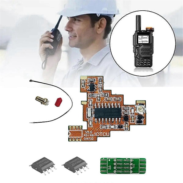 SI4732 V5.0 FPC Modul+2x2M Chip Multi-System för Quansheng UVK5 UVK6
