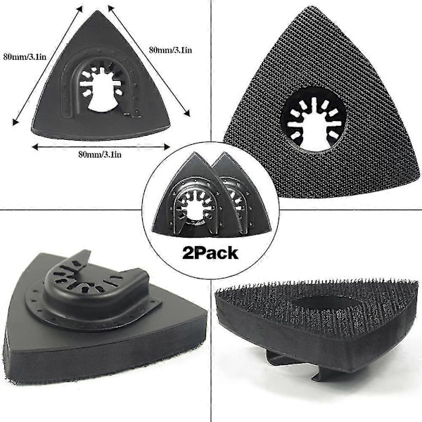 54 st Oscillerande Verktyg Detalj Slipdynor Kit Med Slippapper, För Trä/puts m.m.