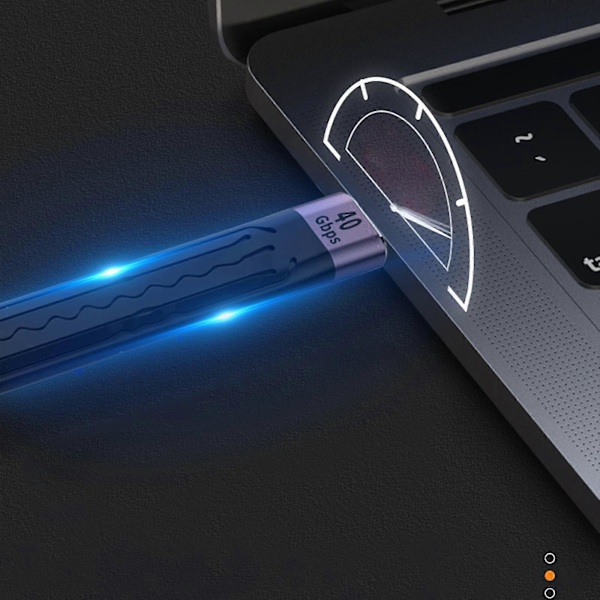 Förlängningskabel 40gbps Förlängningskabel Usb C Hona Till Hane 100w Förlängningssladd