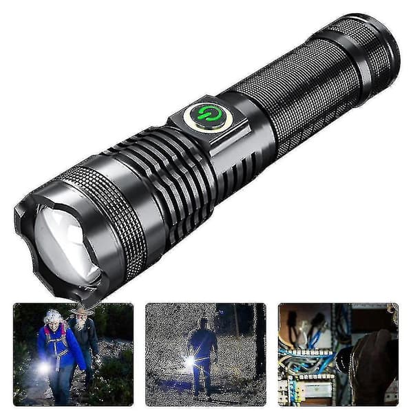 Ladattava 1000000 Lumenin Xhp70 Tehokas Led Usb Taskulamppu