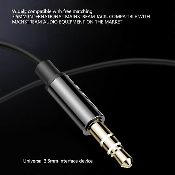 3,5 mm In-Ear Enkelt Øretelefon Mono-kanal Funksjonell Ørepropp Stereo Headset