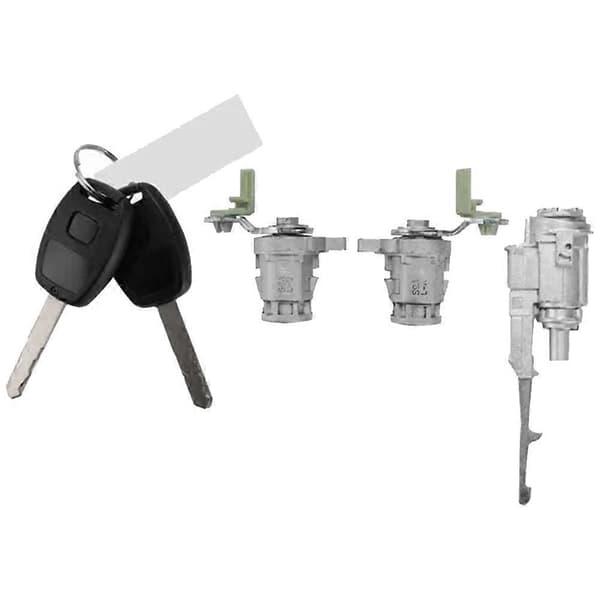 Dörrlåscylindersats för Honda CR-V 2002-2006 Honda Elements 2003-2011 72185-S9A-013 Dörrlåscylindersats Silver