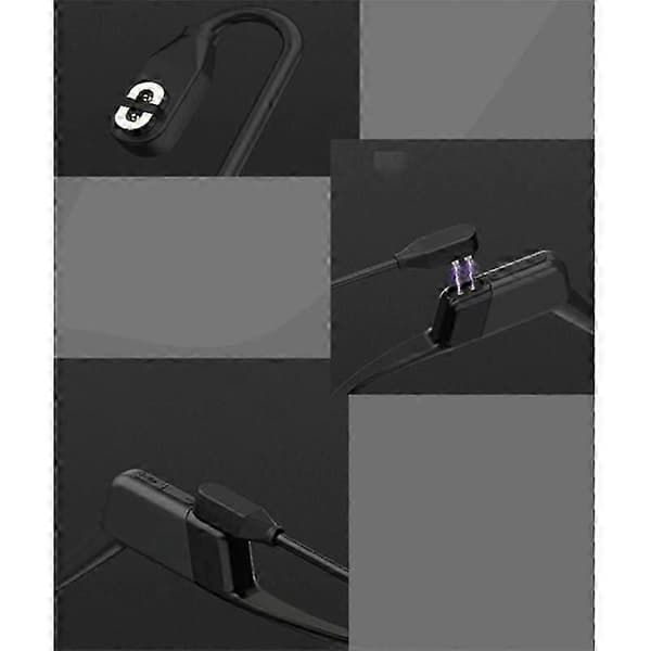 2 stk. Magnetisk opladerkabel, til Aeropex AS800, OpenRun Pro, OpenRun, OpenComm Bone Conduction hovedtelefoner