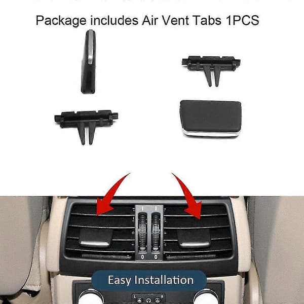 Til- X5/x6 Ventilationsudtag Klips, Bageste Række Gitter Klips Til- X5 E70 2006-2012, X6 E71 2008-2013-Yvan