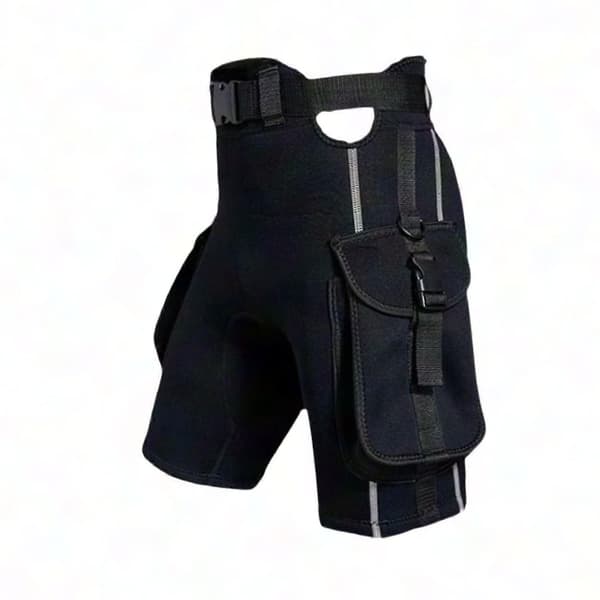 Miesten sukelluspuvun neopreenishortsit, sukellushousut 4XL