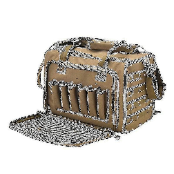 Taktisk Skjutväska, Vattentät Pistolväska Khaki Jakt Tillbehör Verktyg Sling Bag-Bra