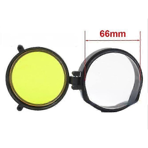 Keltainen sisähalkaisija 36mm Mattapintainen tähtäimen suojus Power Scope