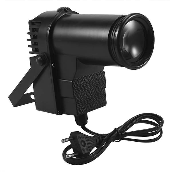 15W RGBW LED Pinspot Stråle Spotlight Baggrundslys Scenelys Black